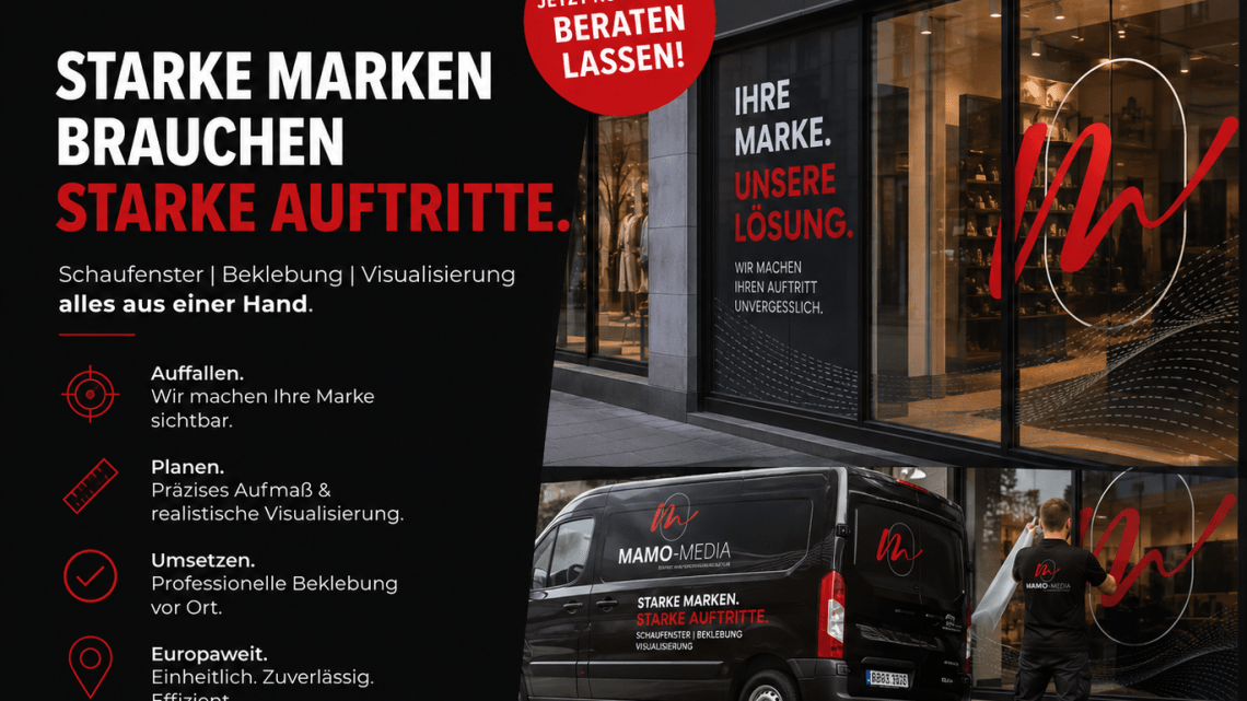 🚀 STARKE MARKEN BEGINNEN IM SCHAUFENSTER.